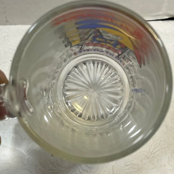 VTG 1987 Spuds Mackenzie The Original Party Animal 5.8" Glass Beer Mug 12 oz - Picture 5 of 9